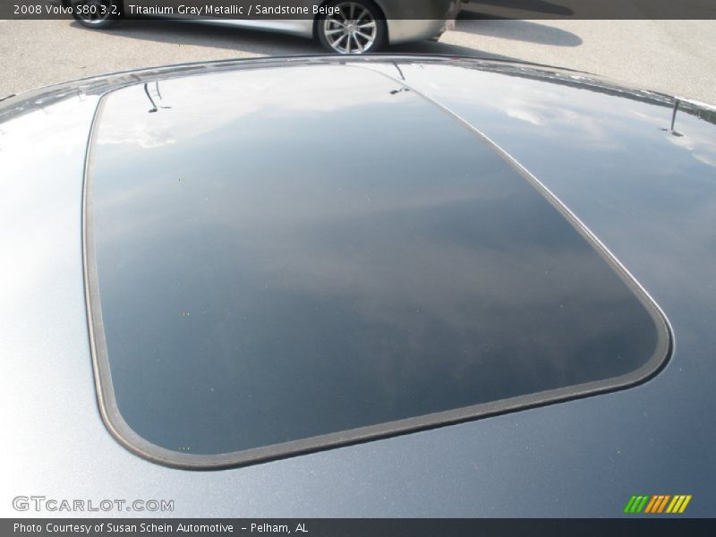 Titanium Gray Metallic / Sandstone Beige 2008 Volvo S80 3.2