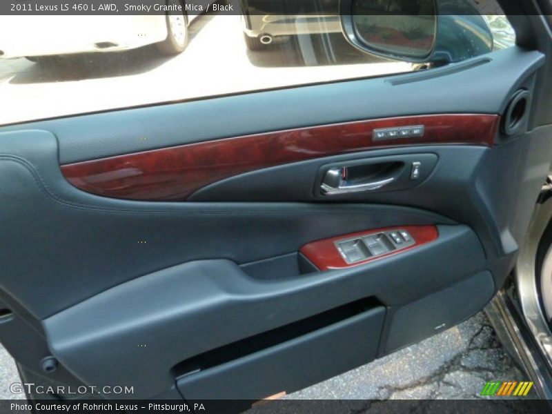 Smoky Granite Mica / Black 2011 Lexus LS 460 L AWD