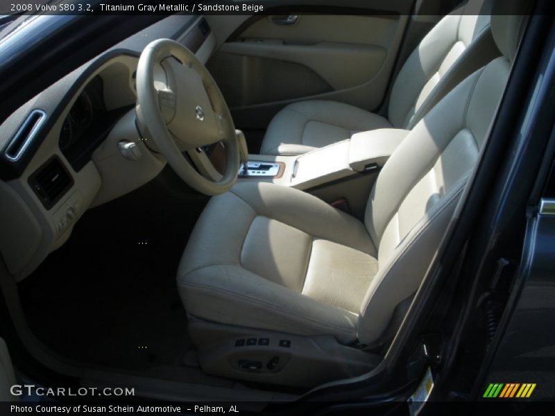 Titanium Gray Metallic / Sandstone Beige 2008 Volvo S80 3.2