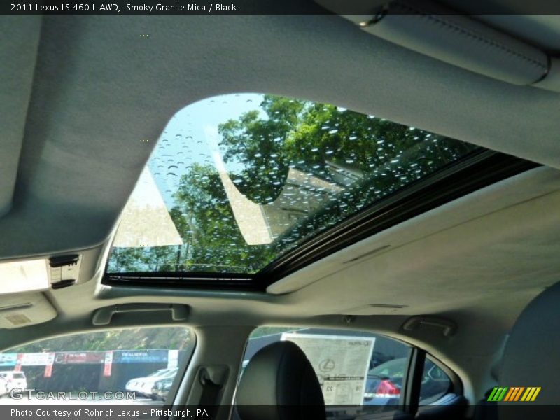 Smoky Granite Mica / Black 2011 Lexus LS 460 L AWD