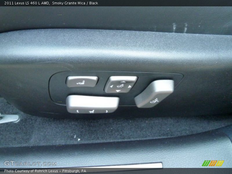 Smoky Granite Mica / Black 2011 Lexus LS 460 L AWD