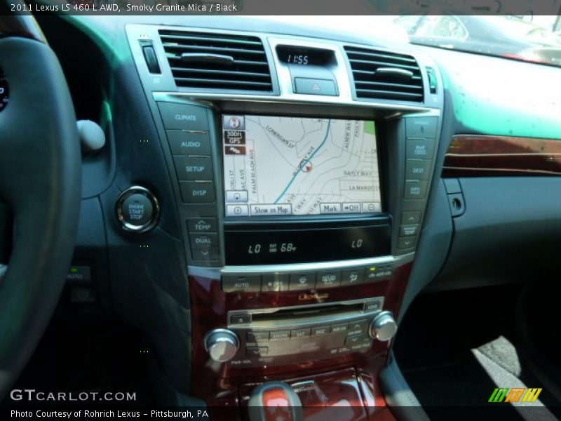 Smoky Granite Mica / Black 2011 Lexus LS 460 L AWD