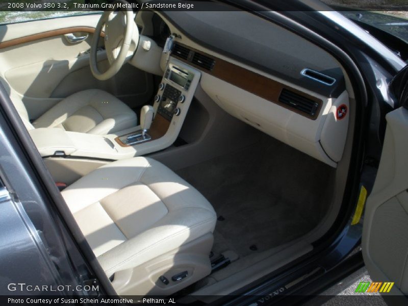 Titanium Gray Metallic / Sandstone Beige 2008 Volvo S80 3.2