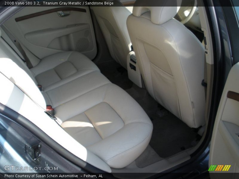 Titanium Gray Metallic / Sandstone Beige 2008 Volvo S80 3.2