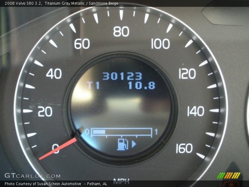 Titanium Gray Metallic / Sandstone Beige 2008 Volvo S80 3.2