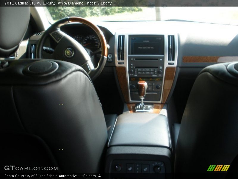White Diamond Tricoat / Ebony 2011 Cadillac STS V6 Luxury