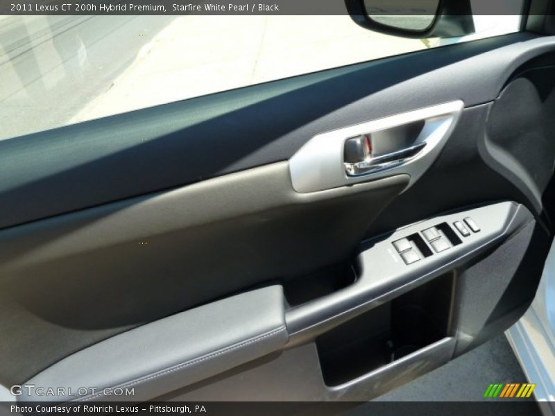 Starfire White Pearl / Black 2011 Lexus CT 200h Hybrid Premium