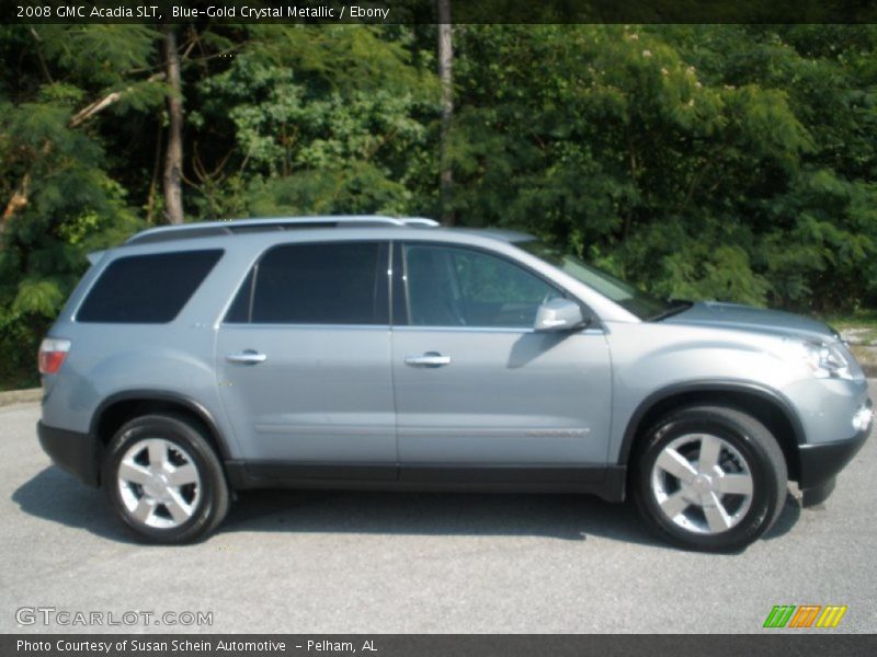 Blue-Gold Crystal Metallic / Ebony 2008 GMC Acadia SLT