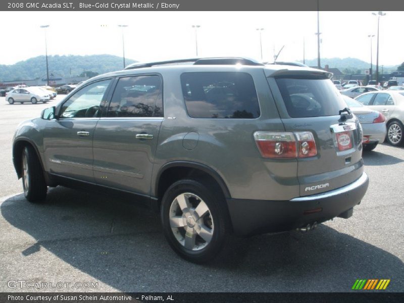 Blue-Gold Crystal Metallic / Ebony 2008 GMC Acadia SLT
