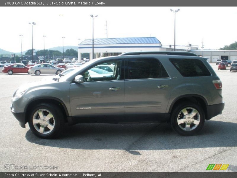 Blue-Gold Crystal Metallic / Ebony 2008 GMC Acadia SLT