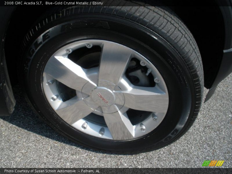 Blue-Gold Crystal Metallic / Ebony 2008 GMC Acadia SLT