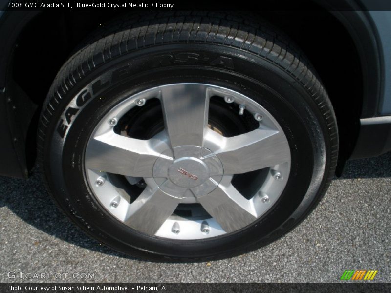 Blue-Gold Crystal Metallic / Ebony 2008 GMC Acadia SLT