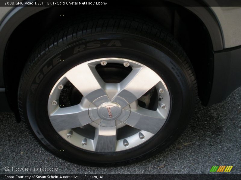 Blue-Gold Crystal Metallic / Ebony 2008 GMC Acadia SLT