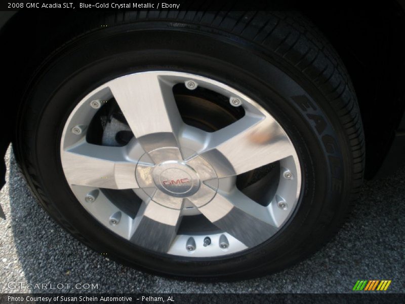 Blue-Gold Crystal Metallic / Ebony 2008 GMC Acadia SLT