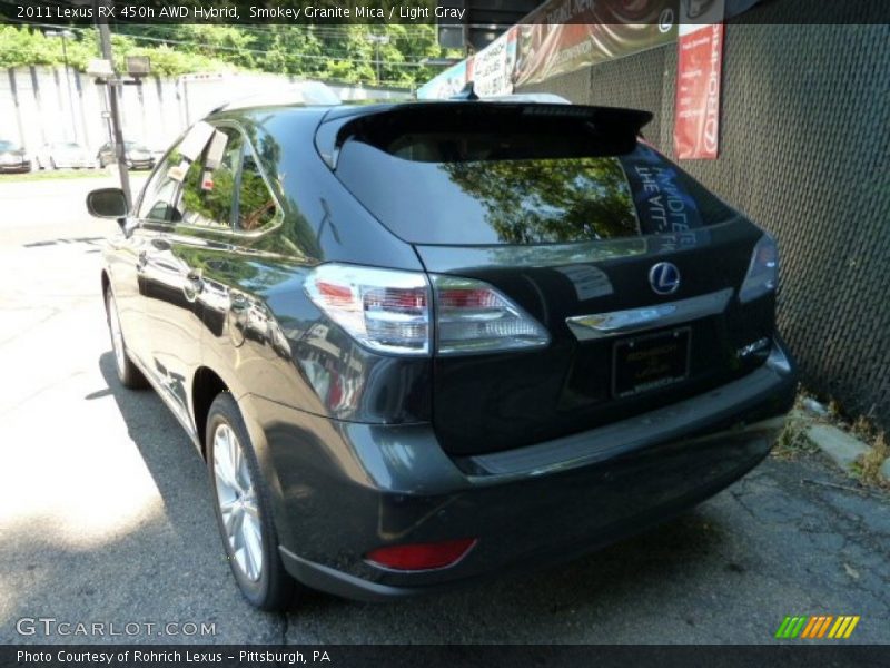 Smokey Granite Mica / Light Gray 2011 Lexus RX 450h AWD Hybrid
