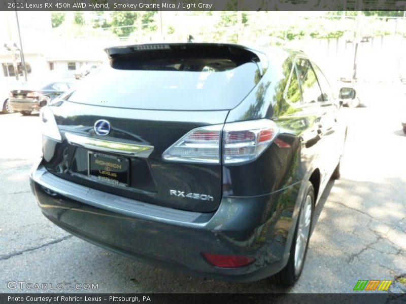 Smokey Granite Mica / Light Gray 2011 Lexus RX 450h AWD Hybrid