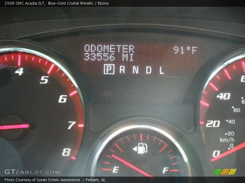 Blue-Gold Crystal Metallic / Ebony 2008 GMC Acadia SLT