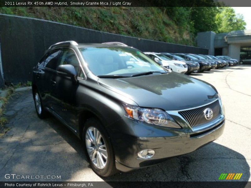 Smokey Granite Mica / Light Gray 2011 Lexus RX 450h AWD Hybrid