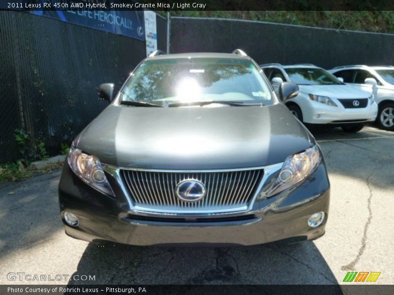 Smokey Granite Mica / Light Gray 2011 Lexus RX 450h AWD Hybrid