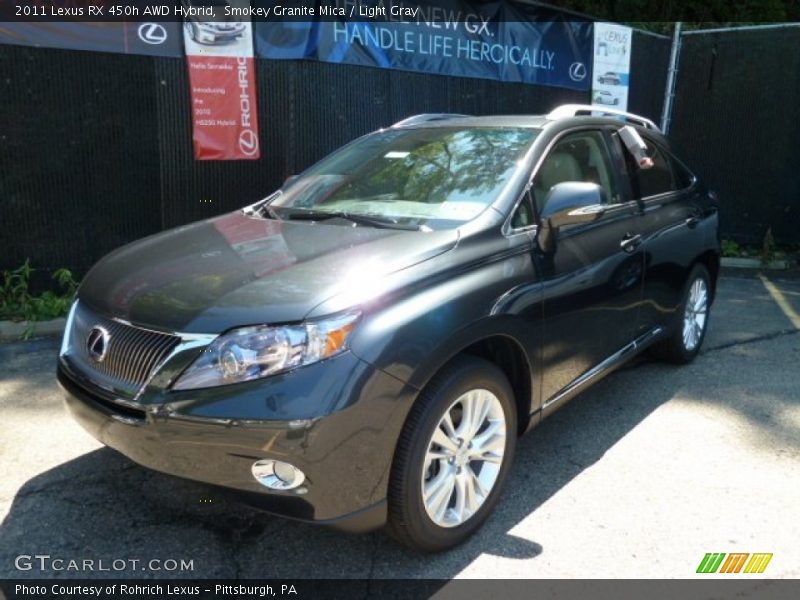 Smokey Granite Mica / Light Gray 2011 Lexus RX 450h AWD Hybrid