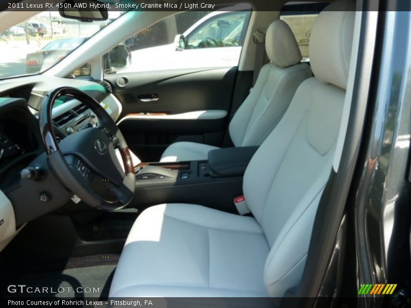 Smokey Granite Mica / Light Gray 2011 Lexus RX 450h AWD Hybrid