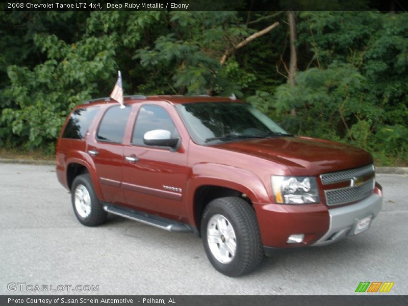 Deep Ruby Metallic / Ebony 2008 Chevrolet Tahoe LTZ 4x4
