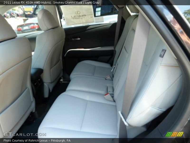 Smokey Granite Mica / Light Gray 2011 Lexus RX 450h AWD Hybrid