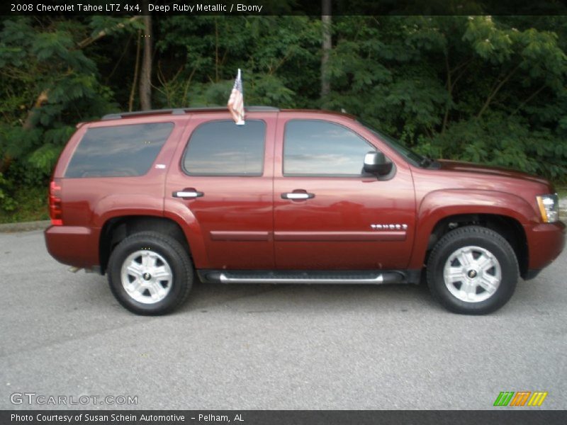 Deep Ruby Metallic / Ebony 2008 Chevrolet Tahoe LTZ 4x4
