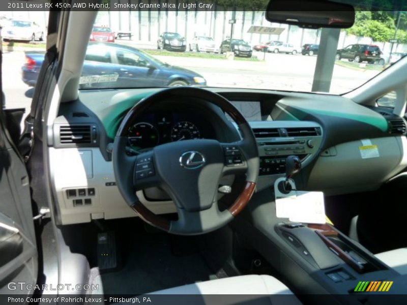 Smokey Granite Mica / Light Gray 2011 Lexus RX 450h AWD Hybrid