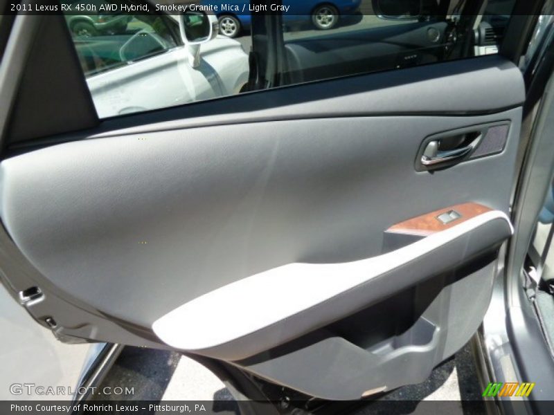 Smokey Granite Mica / Light Gray 2011 Lexus RX 450h AWD Hybrid