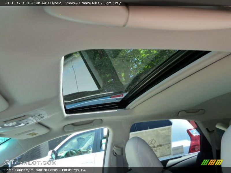 Smokey Granite Mica / Light Gray 2011 Lexus RX 450h AWD Hybrid