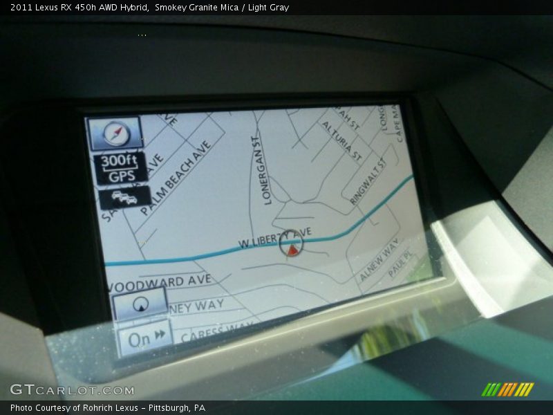Smokey Granite Mica / Light Gray 2011 Lexus RX 450h AWD Hybrid