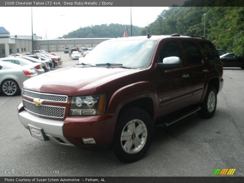 Deep Ruby Metallic / Ebony 2008 Chevrolet Tahoe LTZ 4x4