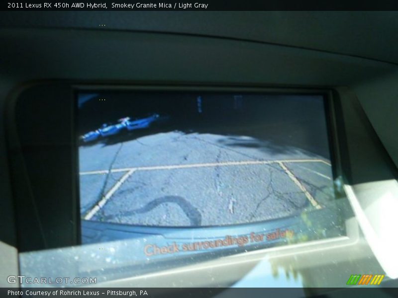 Smokey Granite Mica / Light Gray 2011 Lexus RX 450h AWD Hybrid