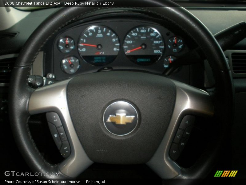 Deep Ruby Metallic / Ebony 2008 Chevrolet Tahoe LTZ 4x4