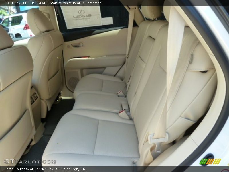 Starfire White Pearl / Parchment 2011 Lexus RX 350 AWD