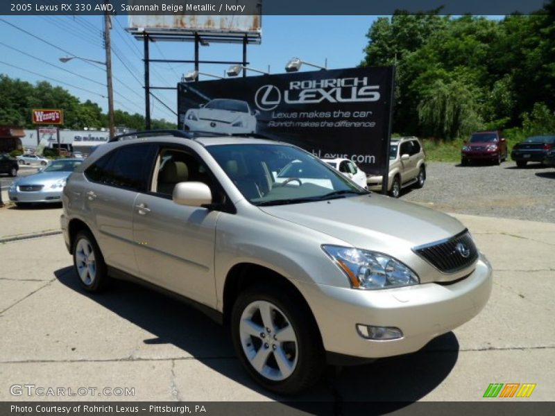 Savannah Beige Metallic / Ivory 2005 Lexus RX 330 AWD
