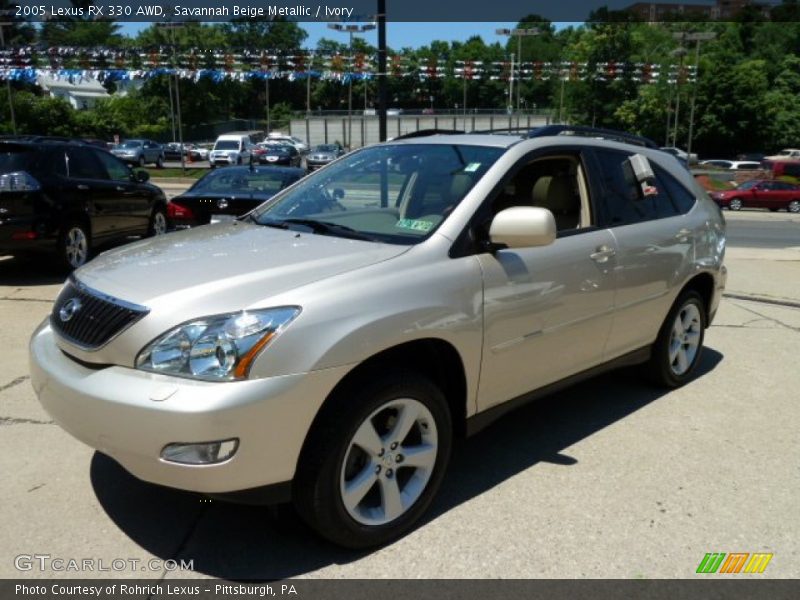 Savannah Beige Metallic / Ivory 2005 Lexus RX 330 AWD