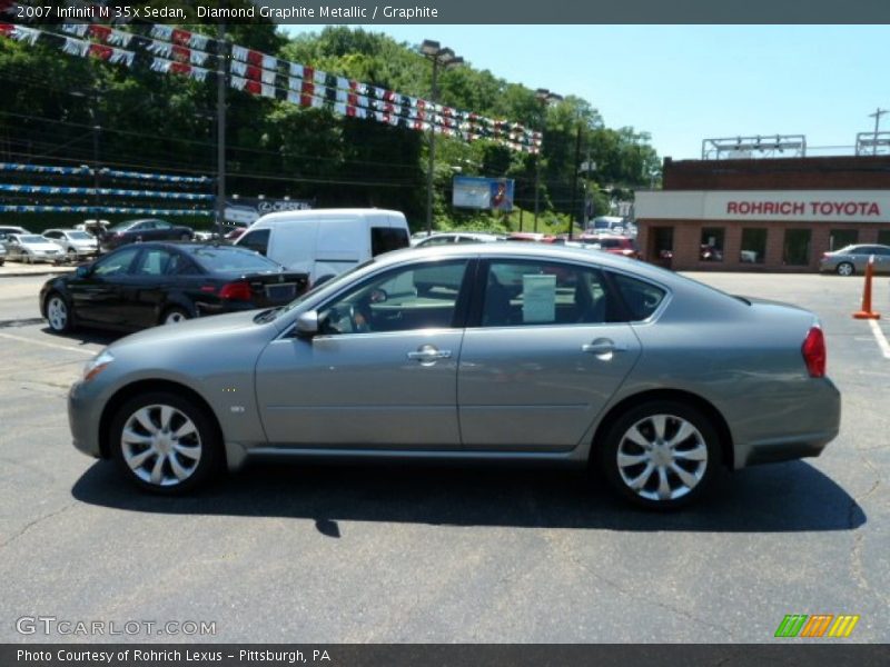 Diamond Graphite Metallic / Graphite 2007 Infiniti M 35x Sedan