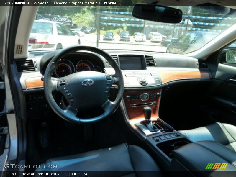 Diamond Graphite Metallic / Graphite 2007 Infiniti M 35x Sedan