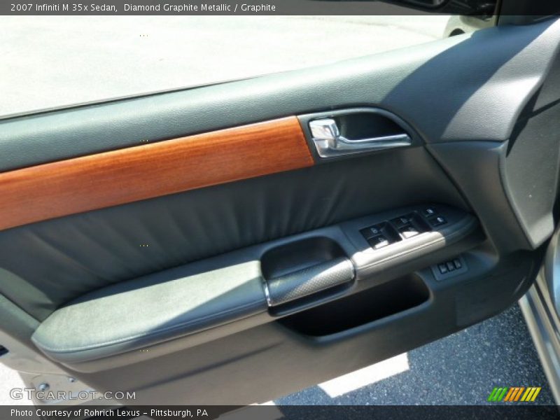 Diamond Graphite Metallic / Graphite 2007 Infiniti M 35x Sedan