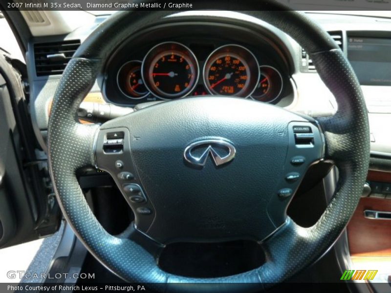 Diamond Graphite Metallic / Graphite 2007 Infiniti M 35x Sedan