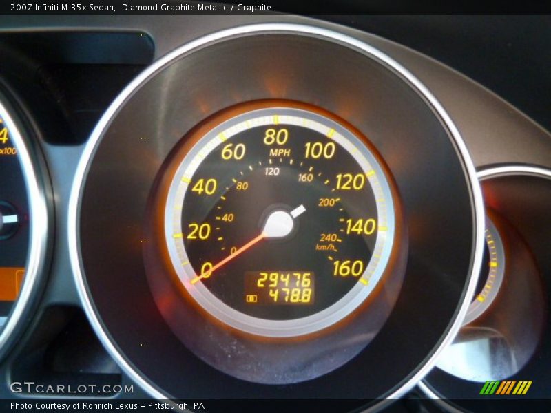 Diamond Graphite Metallic / Graphite 2007 Infiniti M 35x Sedan