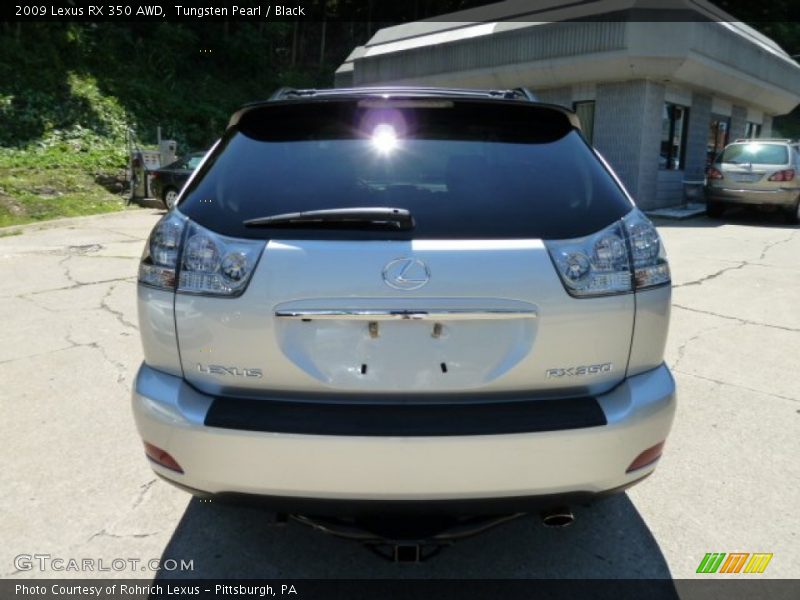 Tungsten Pearl / Black 2009 Lexus RX 350 AWD