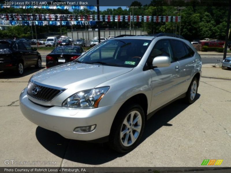 Tungsten Pearl / Black 2009 Lexus RX 350 AWD