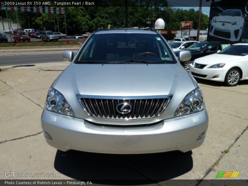 Tungsten Pearl / Black 2009 Lexus RX 350 AWD