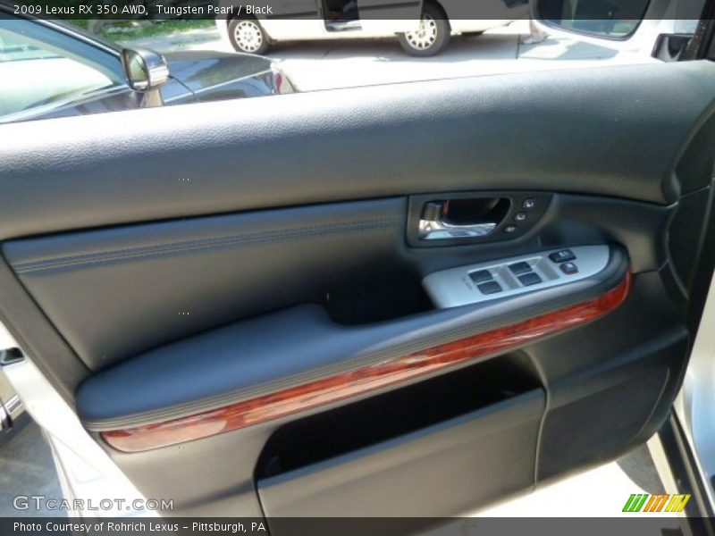 Tungsten Pearl / Black 2009 Lexus RX 350 AWD