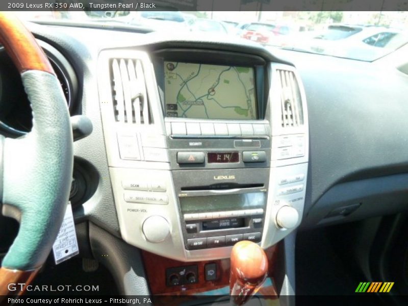 Tungsten Pearl / Black 2009 Lexus RX 350 AWD