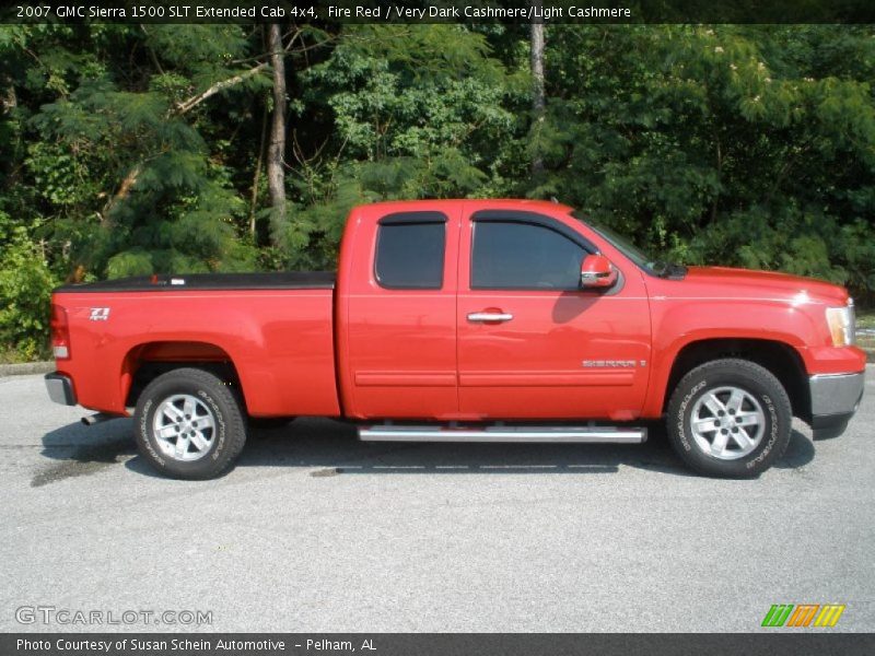  2007 Sierra 1500 SLT Extended Cab 4x4 Fire Red