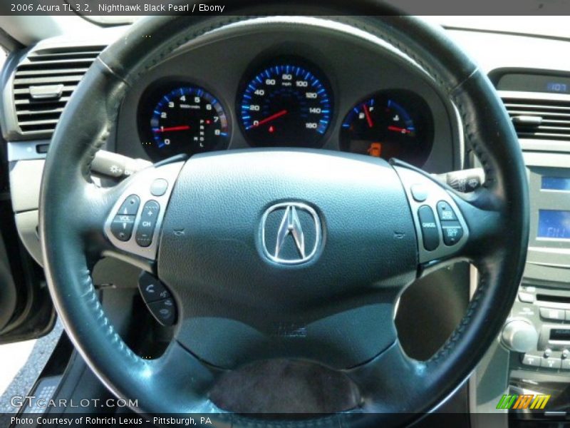 Nighthawk Black Pearl / Ebony 2006 Acura TL 3.2